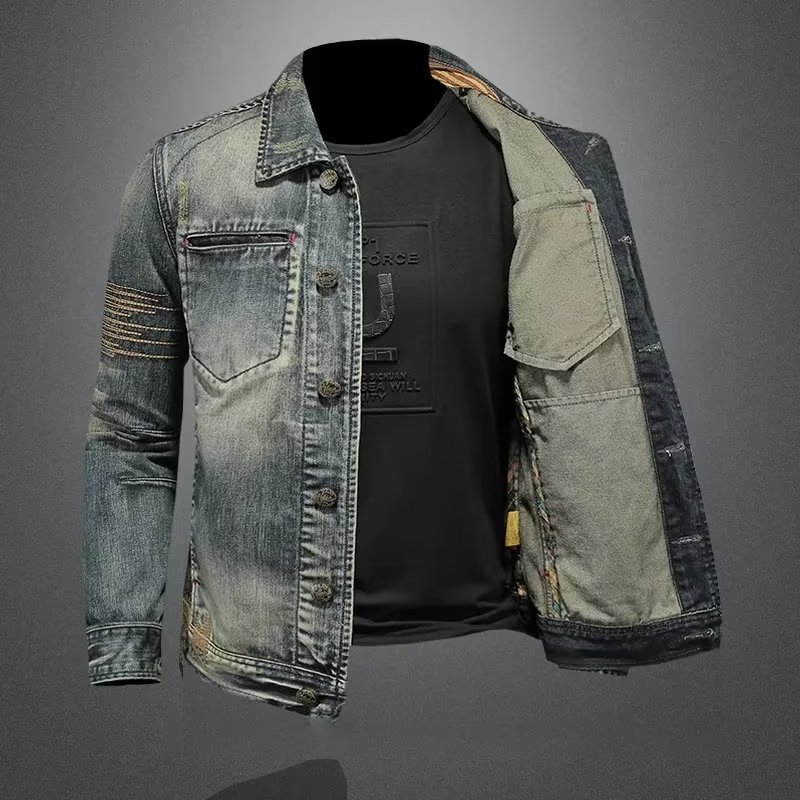 2025 winter denim jacket male  - огляд і ціна Men'S Fashion Jeans 2025