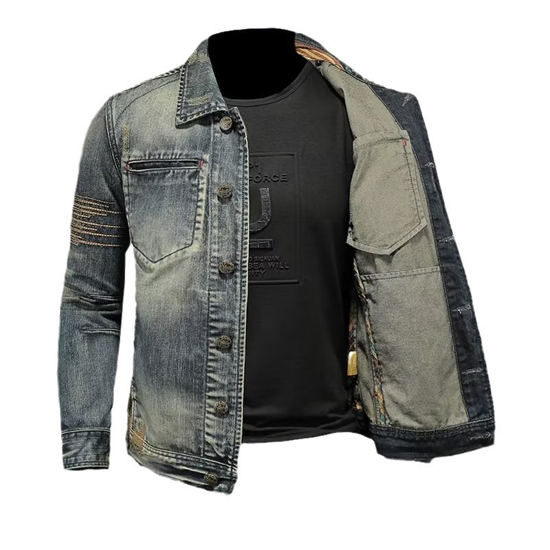 2025 winter denim jacket male  - огляд і ціна Men'S Fashion Jeans 2025