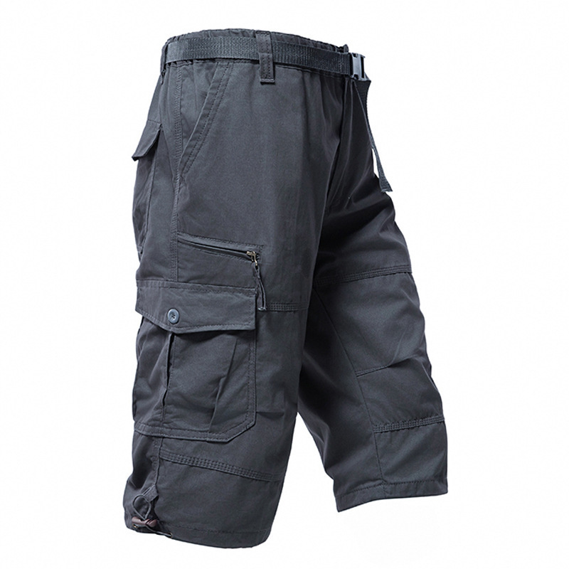 Men's Cotton 3/4 Pants Loose P - огляд і ціна Mens Fashion Workwear