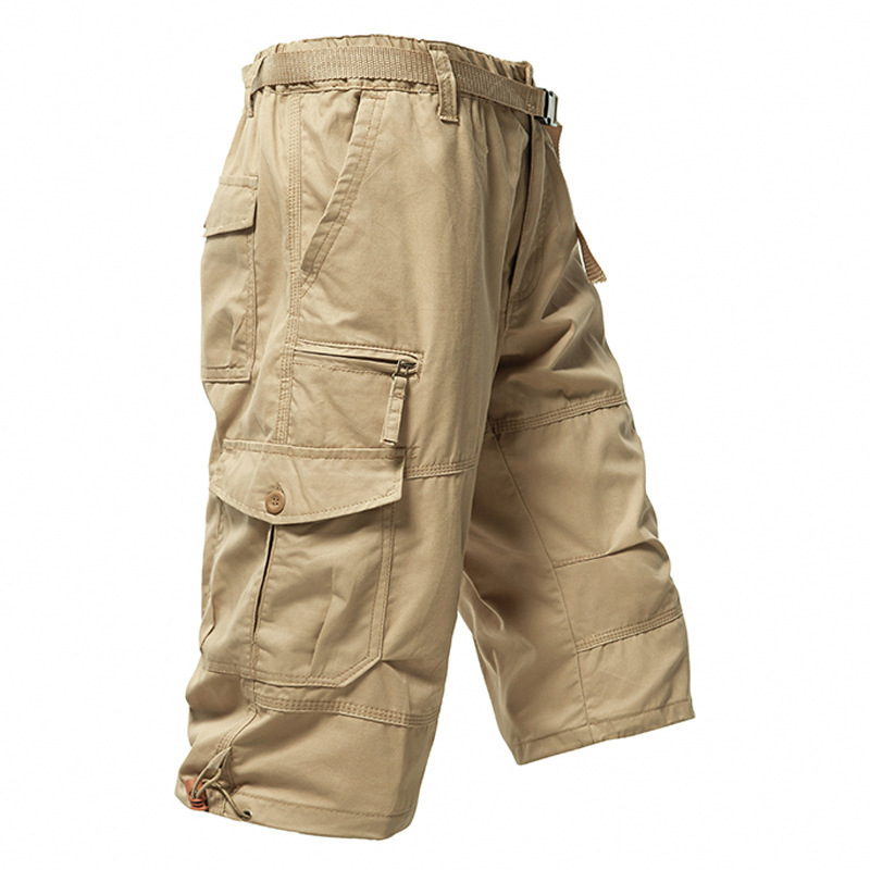 Men's Cotton 3/4 Pants Loose P - огляд і ціна Mens Fashion Workwear