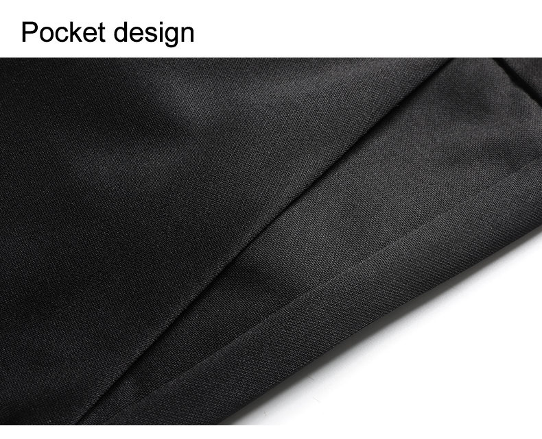 Solid Black Men Comfort Stretc - огляд і ціна Formal Trouser Stretch