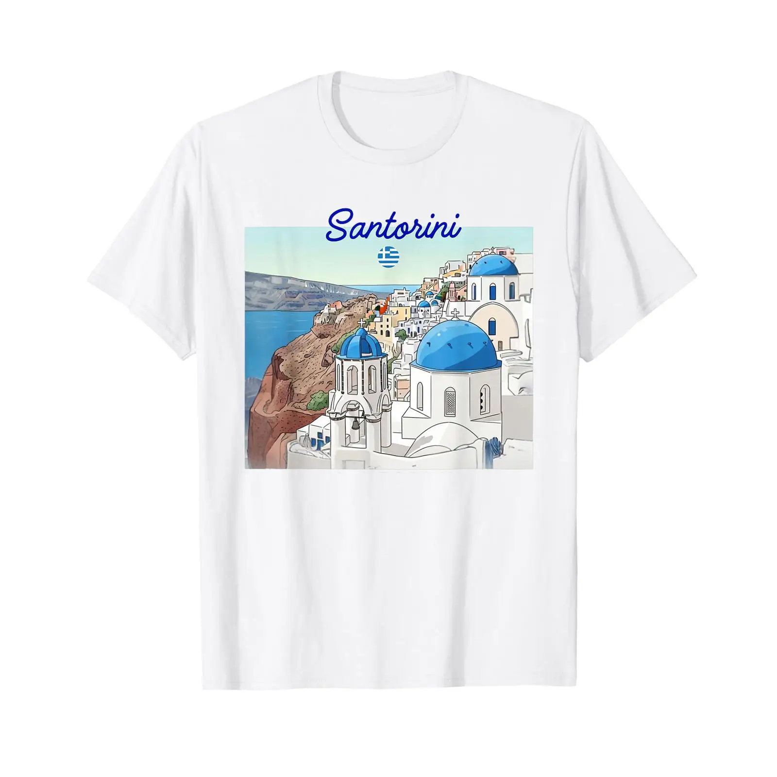 Santorini Greece Greek Flag Va - огляд і ціна Men'S Fashion Greece