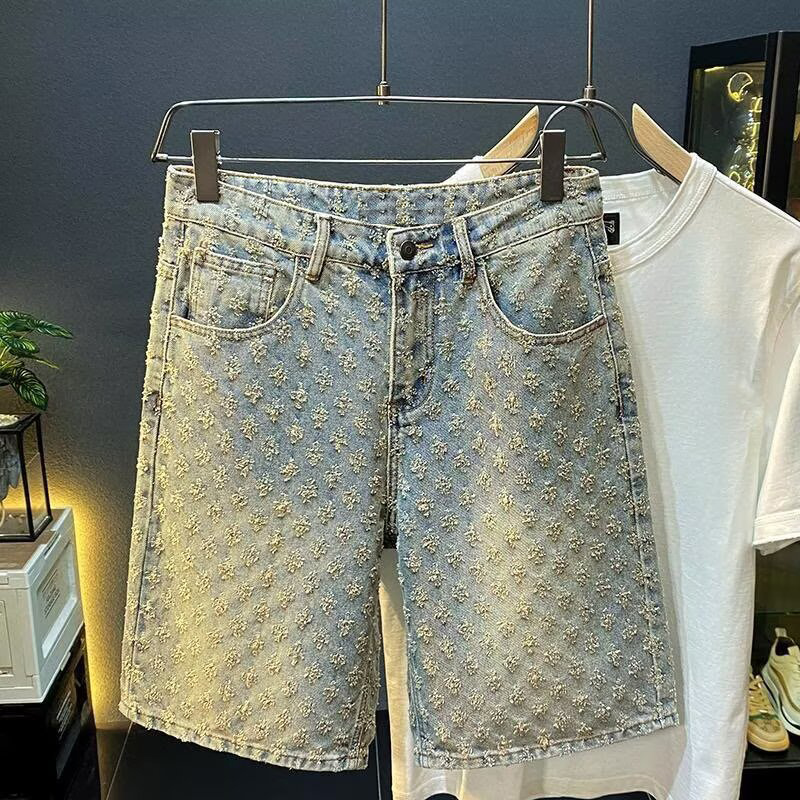 2025 Summer New American Leisu - огляд і ціна Men'S Fashion Jeans 2025