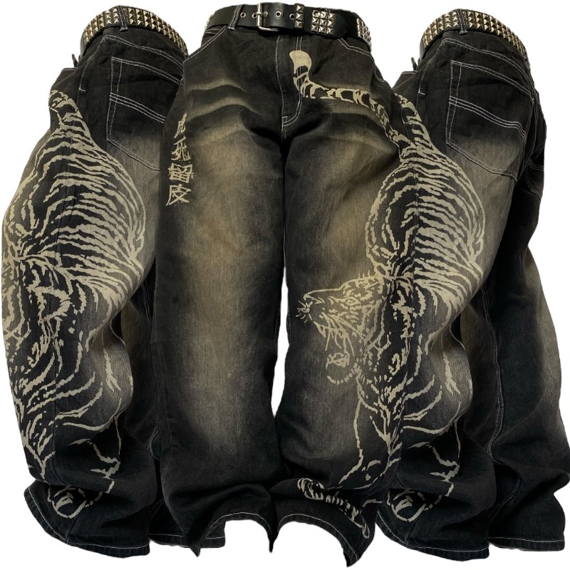 2025 Fashion New Oversized Pat - огляд і ціна Men'S Fashion Jeans 2025