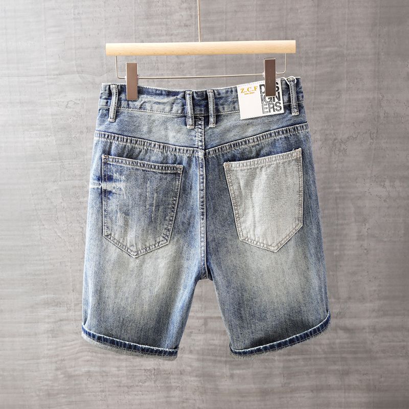 Men's Short Jeans Pants with P - огляд і ціна Men'S Fashion Jeans