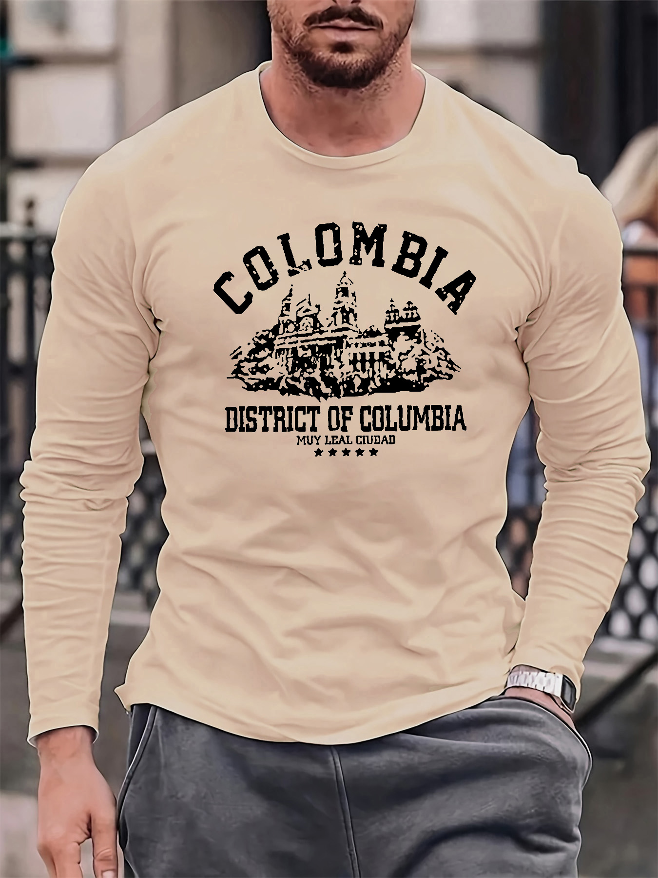 100% Cotton Men's Long Sleeved - огляд і ціна Mens Fashion Summer