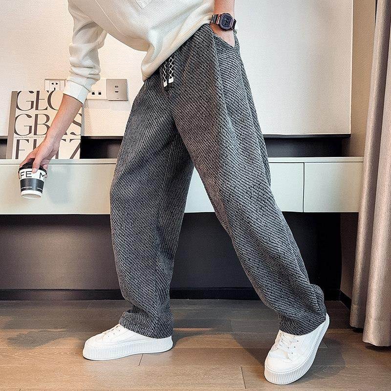 2026 Men's Cool Casual Pants A - огляд і ціна Mens Fashion Dark Grey Pants