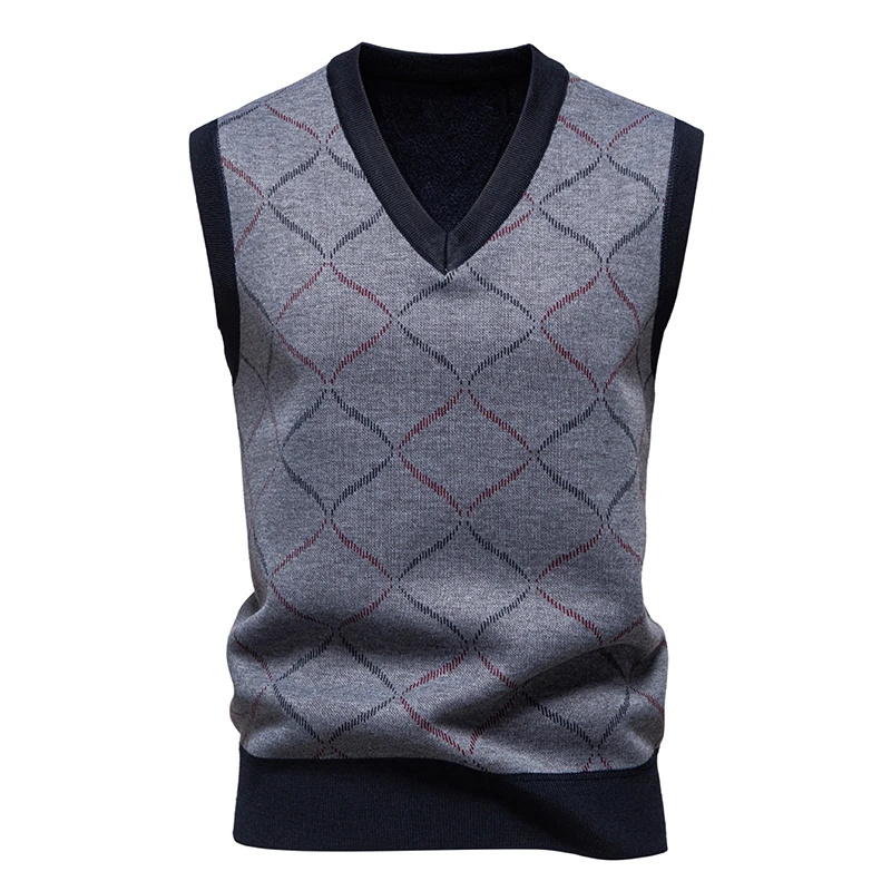Men's 2026 V-neck Knitted Swea - огляд і ціна Men'S Fashion V Neck Sweater