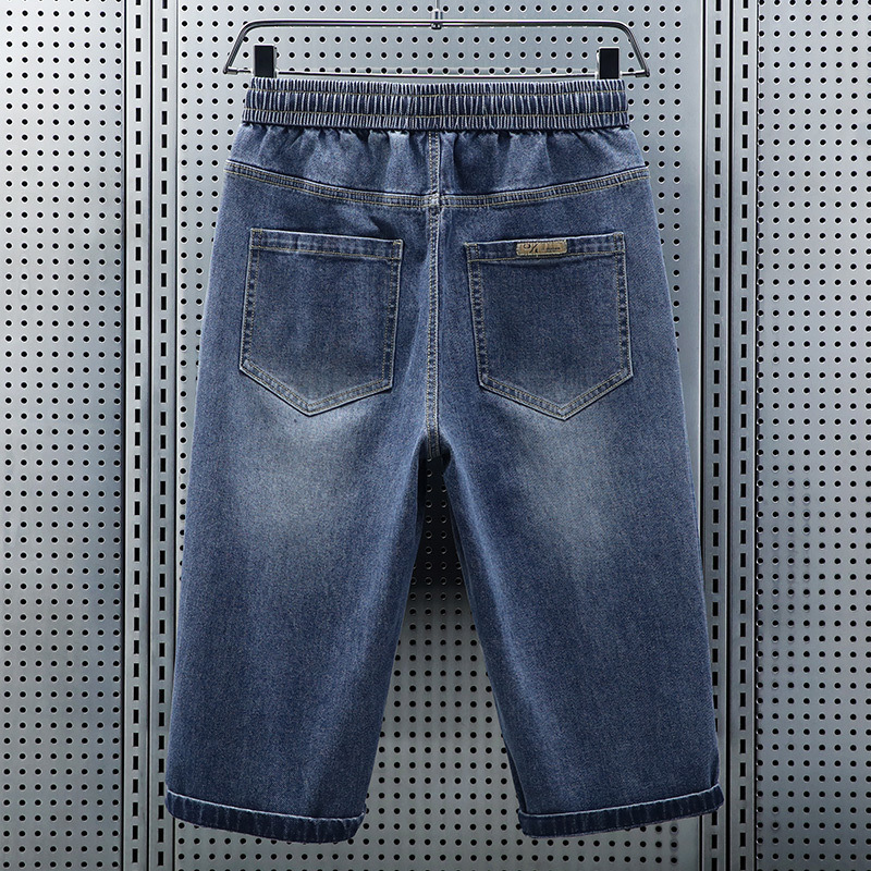 Men's Summer Elastic Waist Cro - огляд і ціна Men'S Fashion Jeans
