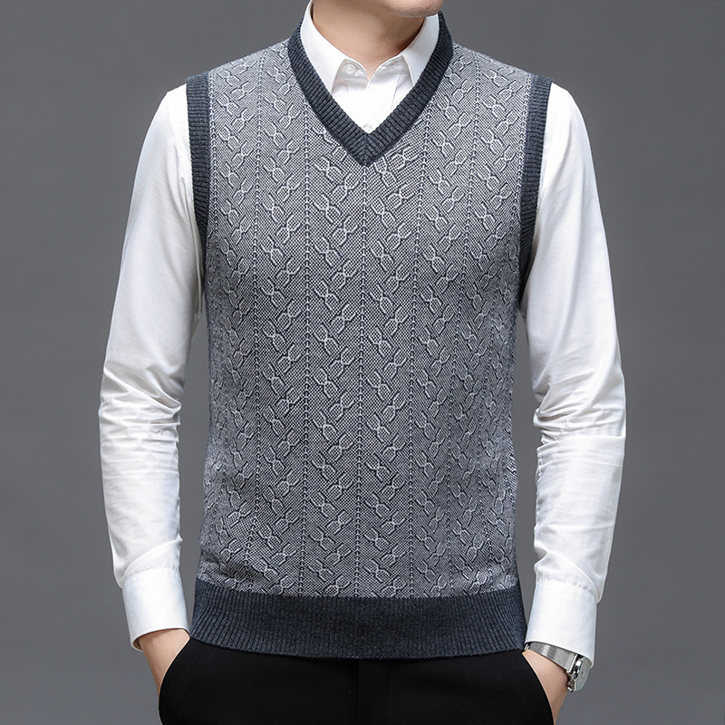 BROWON Brand Sweater Mens Clot - огляд і ціна Men'S Fashion V Neck Sweater