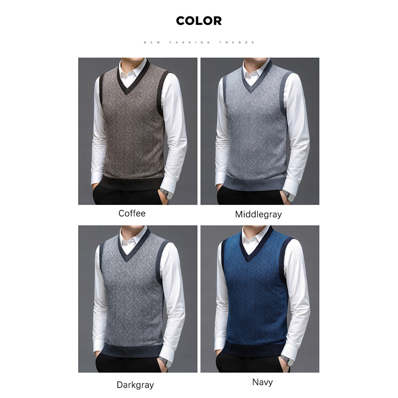 BROWON Brand Sweater Mens Clot - огляд і ціна Men'S Fashion V Neck Sweater